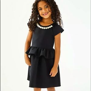 BNWT Lilly Pulitzer little girls Casey dress in size Small (4-5) S in Onyx